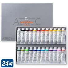 신한 아크릴물감 전문가용 20ml 24색 세트