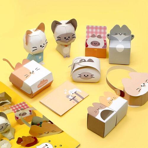 냥냥이 페이퍼토이 3d입체퍼즐 종이모형만들기